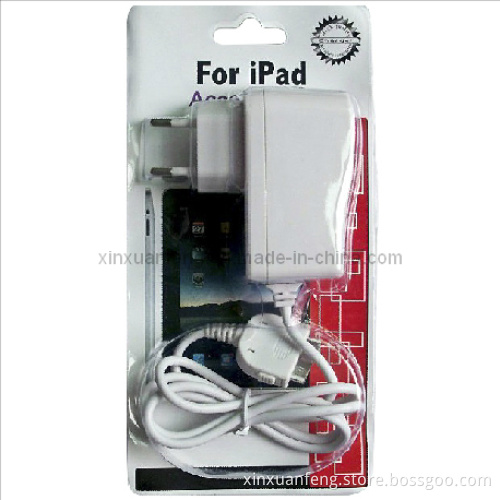 Travel Caharger with Cable for iPad (EU plug) (XF-DC-010)